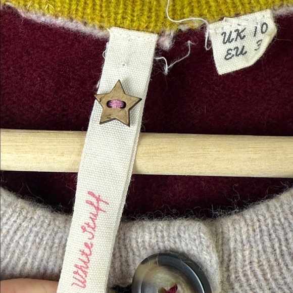 White Stuff Elegant Multicolor Button-Up Cardigan Size Extra Small - Picture 2 of 5